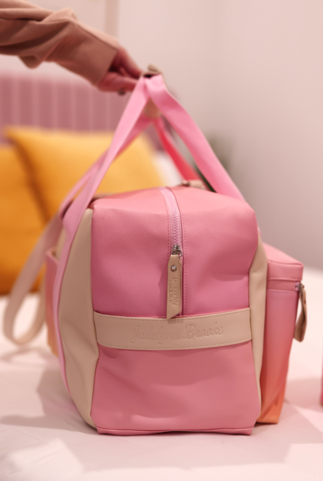 Jadelynn Brooke - Duffle Bag – Sunset Gradient – Pink/Coral/Orange