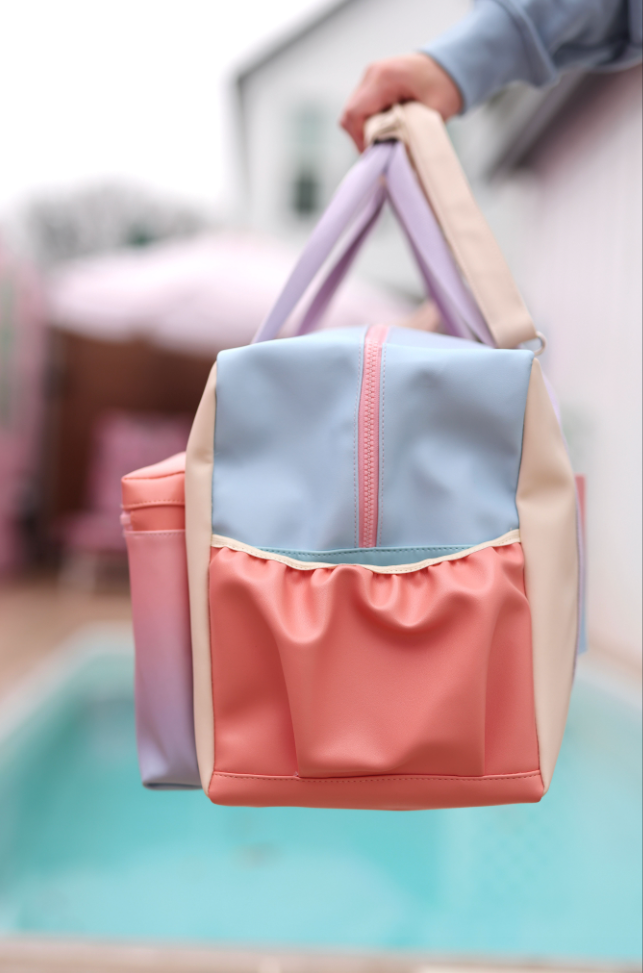 Jadelynn Brooke - Duffle Bag - Sunrise Gradient (Coral/Purple/Blue)