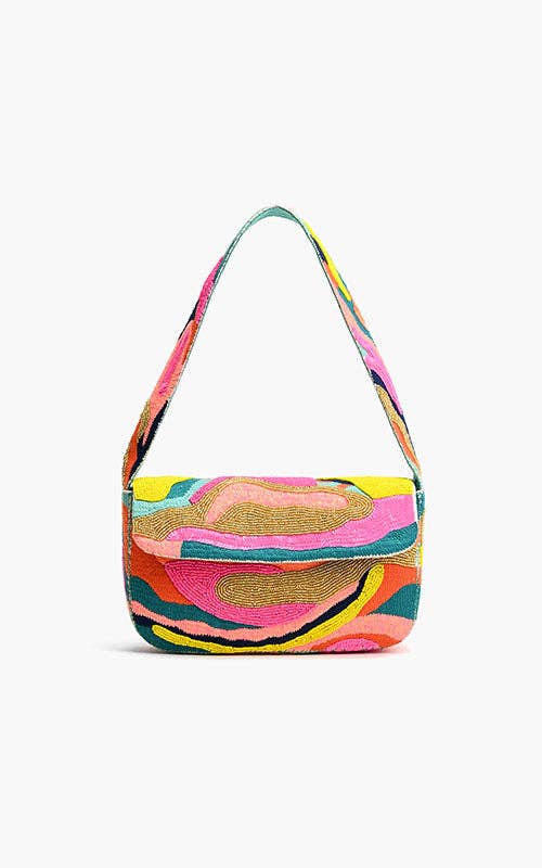 America &amp; Beyond - Daphne Embellished Shoulder Bag
