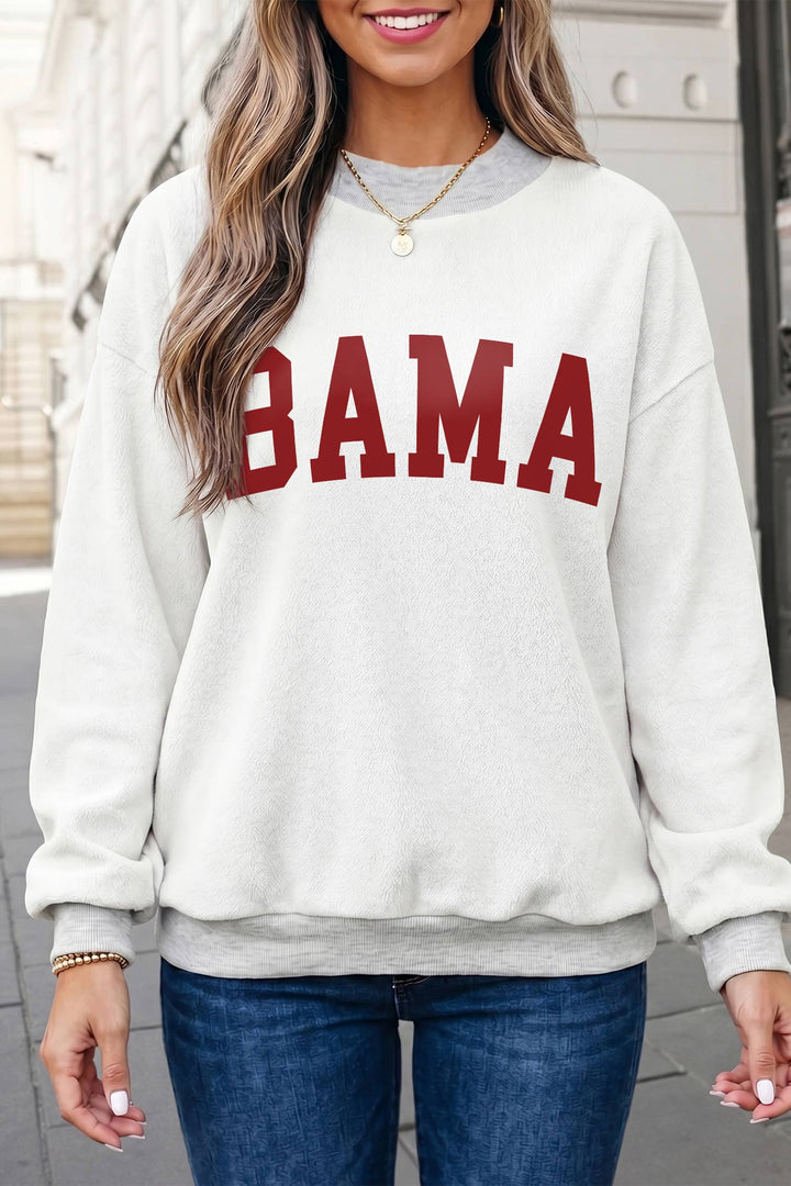 AL / BAMA Graphic Mock Neck Reversible Sweatshirt |