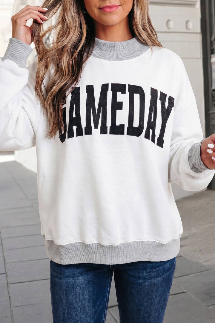 Football / Game Day Reversible Mock Neck Sweatshirt |