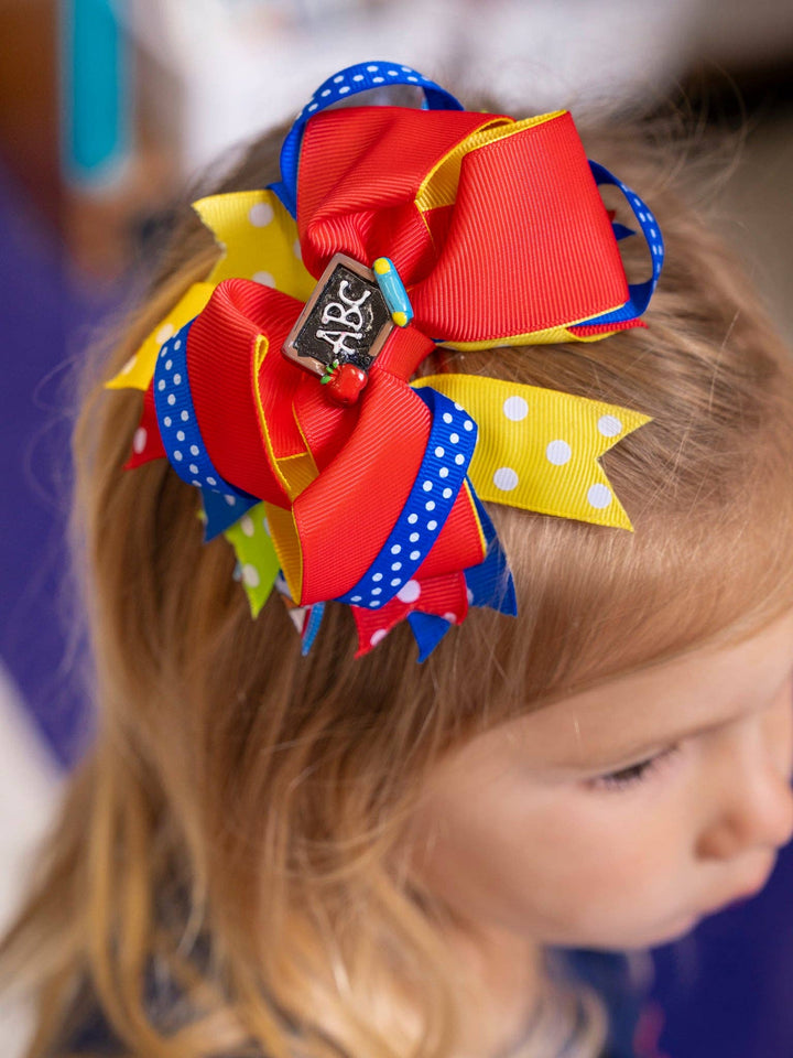 Red Class in Session Ribbon Bow