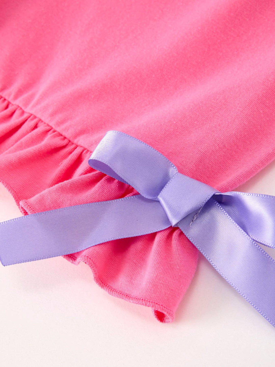 Back To School Crayon Bow Girls Flutter Sleeve Shorts Set