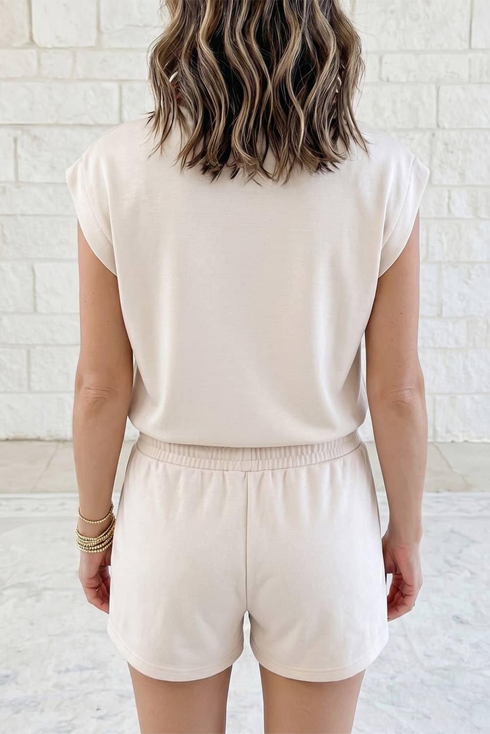 Zip  Top  2pcs Outfit