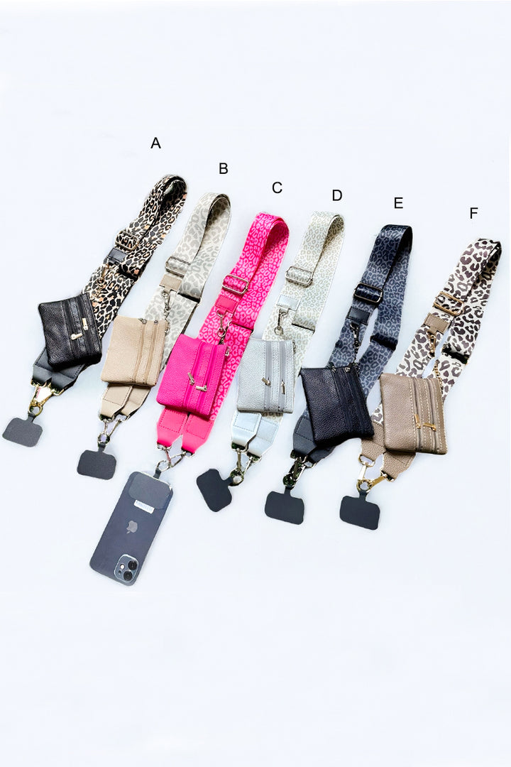Clip &amp; go crossbody duo phone strap &amp; wallet