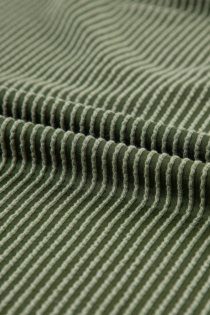 Corded V Neck