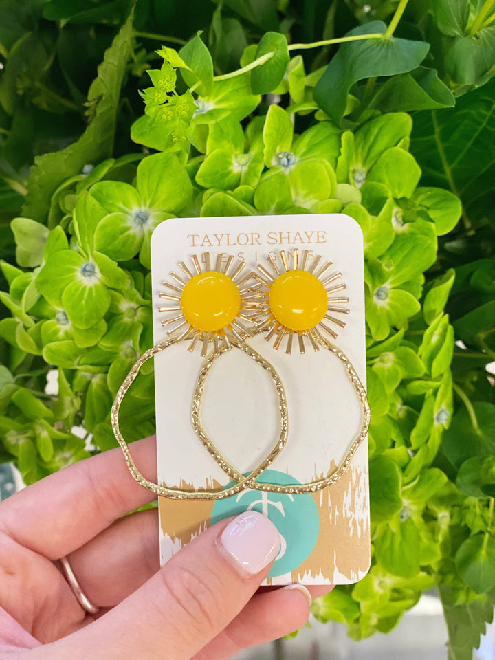 Taylor Shaye Designs - Colorful Sunburst Hoops