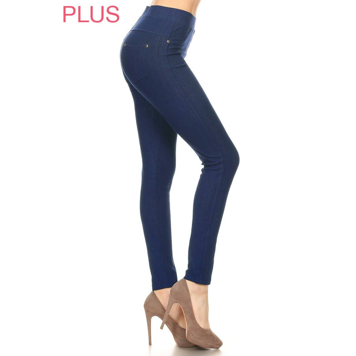 Leggings Depot - Plus Size Jeggings (1X2X)