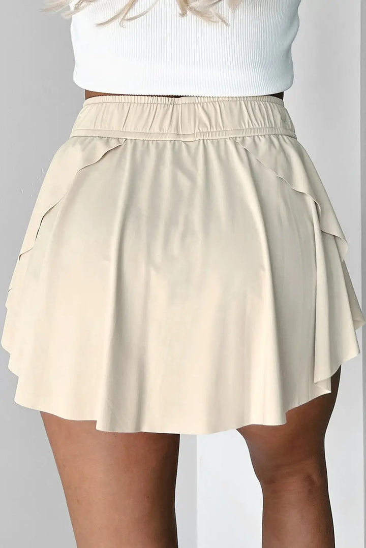 Drawstring Tennis Skorts