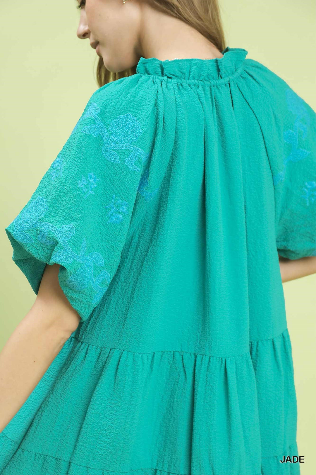 UMGEE EXCLUSIVE Embroidered Tiered Dress