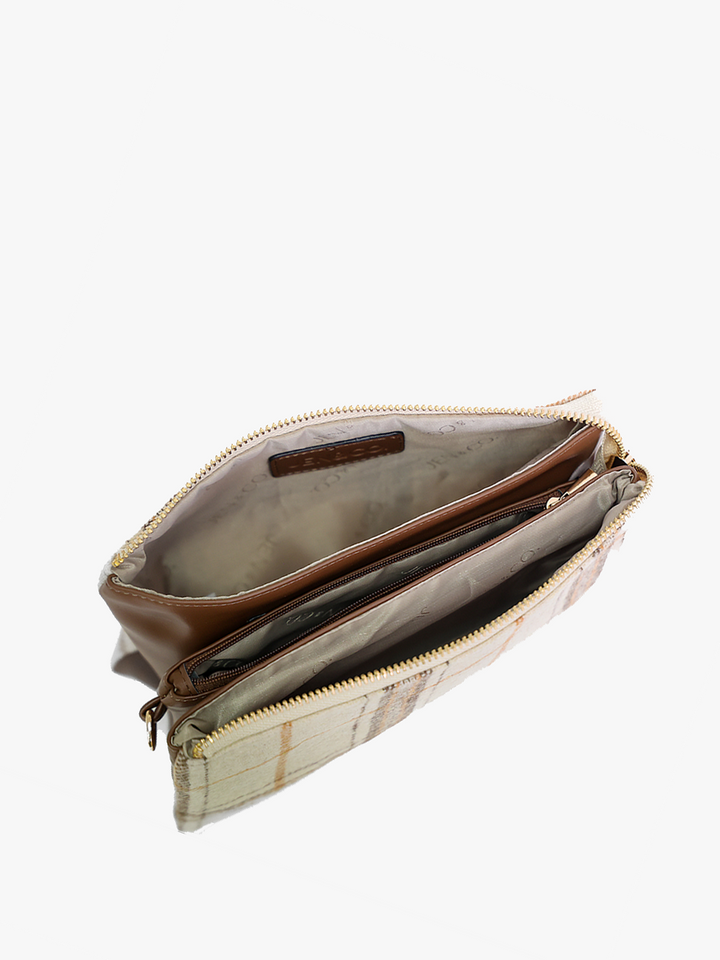 Jen &amp; Co. - Riley Monogrammable 3 Compartment Crossbody/Wristlet | M013