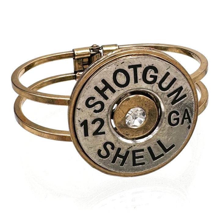 Lunar Deer - Large 12 Gauge Shotgun Bullet Shell Cuff Bangle