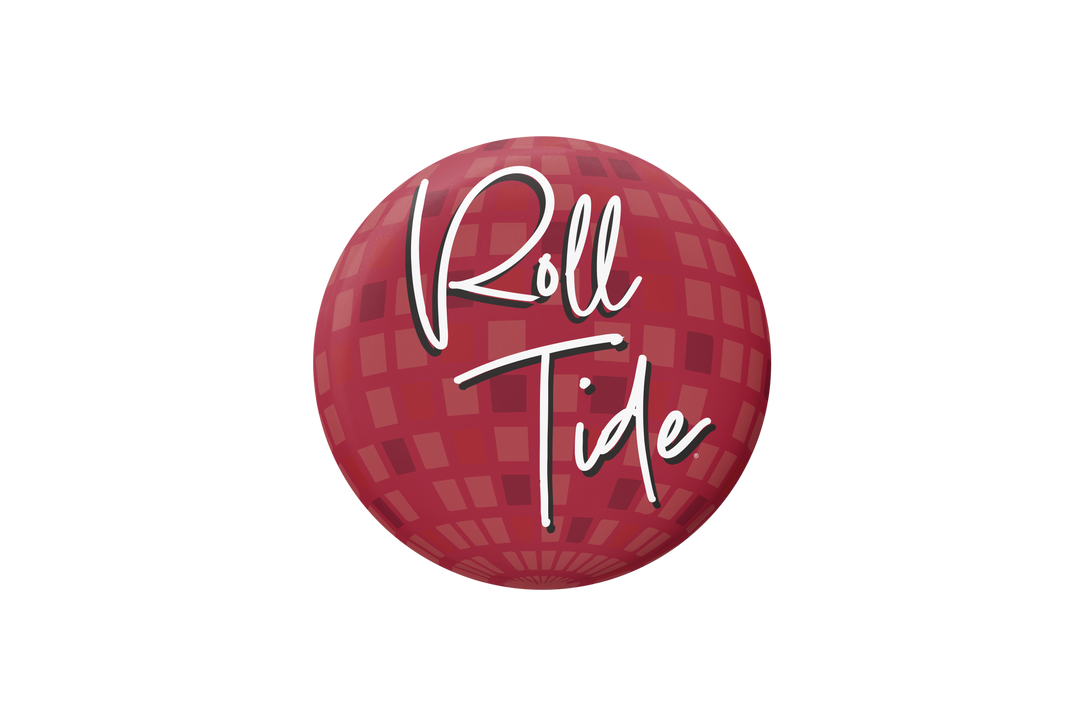 Alabama Roll Tide Disco Button