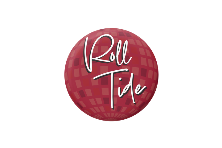 Alabama Roll Tide Disco Button
