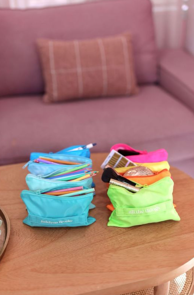 Jadelynn Brooke - Expandable Organizer - NEON - Lime/Pink/Orange/Yellow