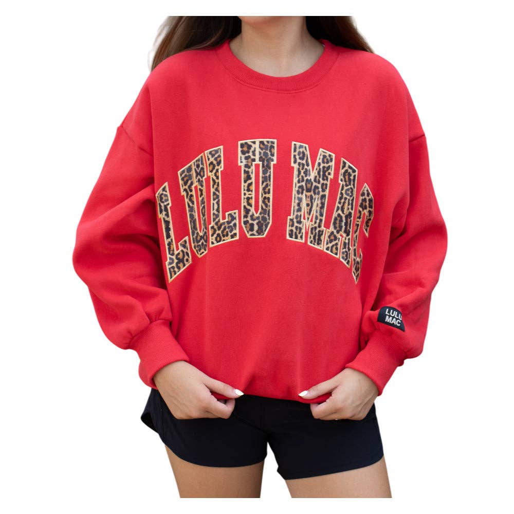 LULU MAC  LEOP-9571-RED