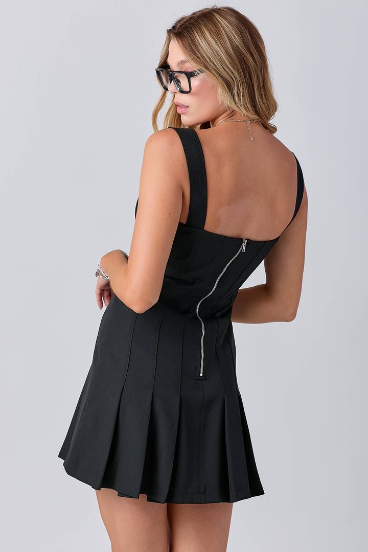 Gameday Pleats Mini Dress