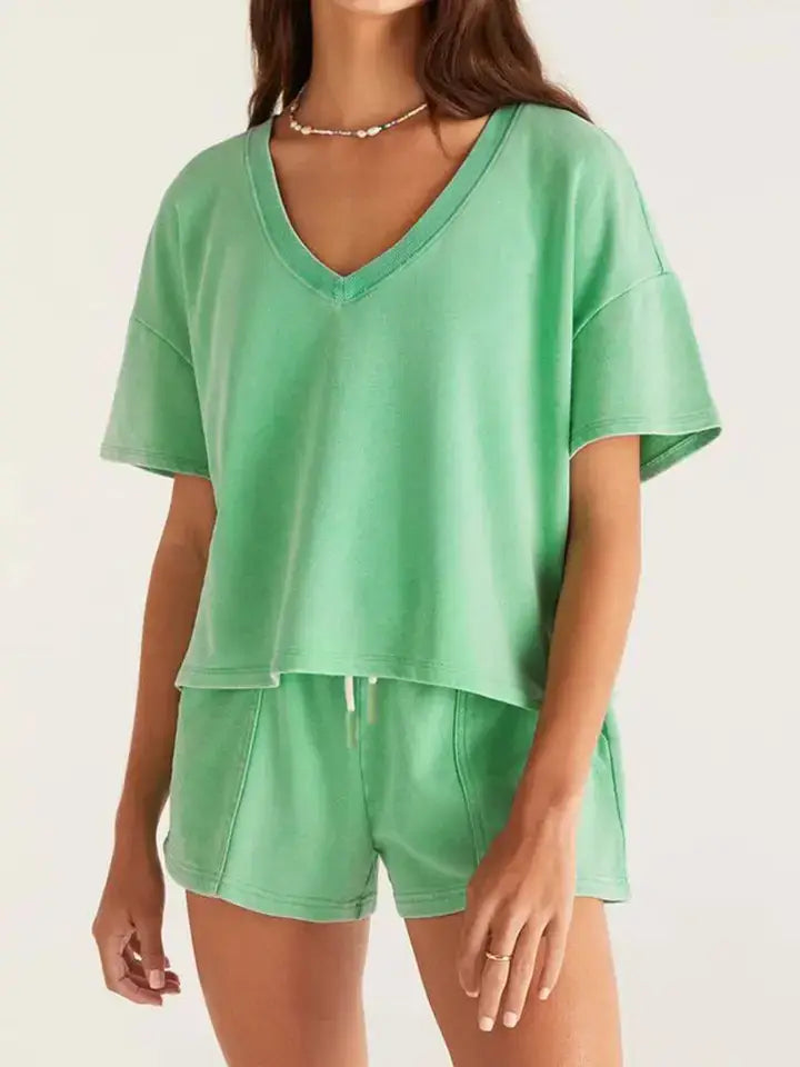 Two Pc Shorts Set