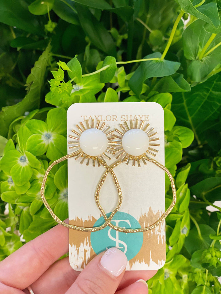 Taylor Shaye Designs - Colorful Sunburst Hoops