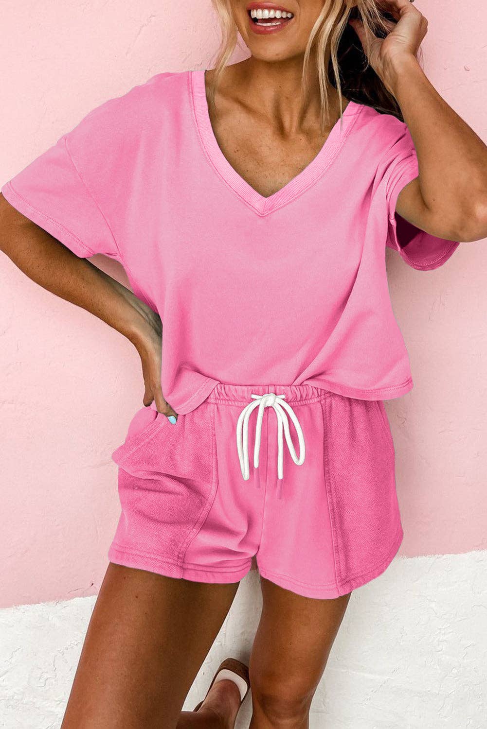 Two Pc Shorts Set