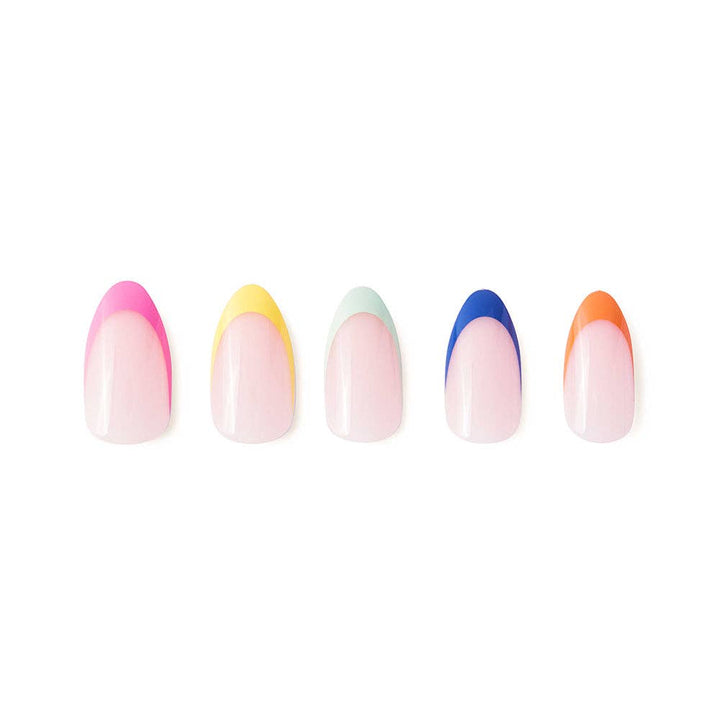 Glamnetic - Sprinkles Press-On Nails | Short Almond | Bright Multicolor