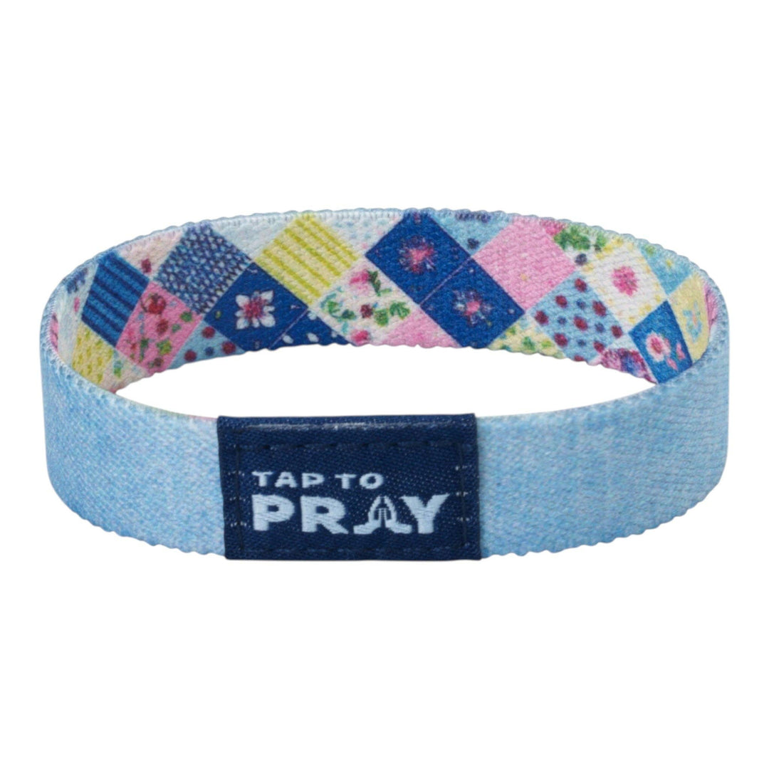 Versible - Tap To Pray® Wristband – Patchwork - Love Like Jesus