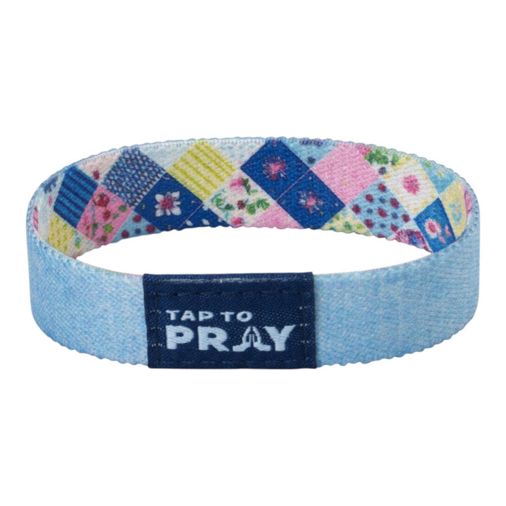 Versible - Tap To Pray® Wristband – Patchwork - Love Like Jesus