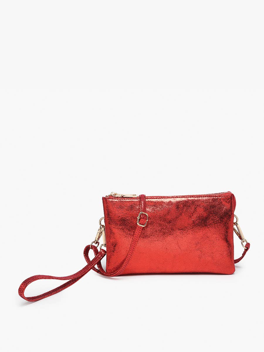 Jen &amp; Co. - Riley Monogrammable 3 Compartment Crossbody/Wristlet | M013