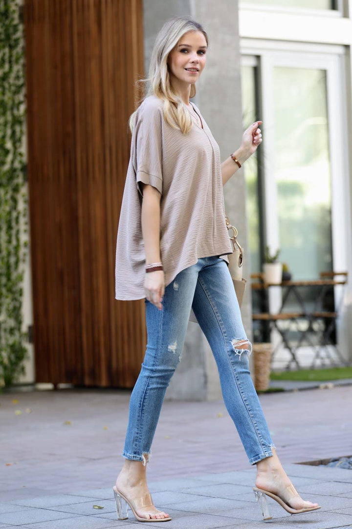 42POPS - Airflow Dolman Short Sleeve Top