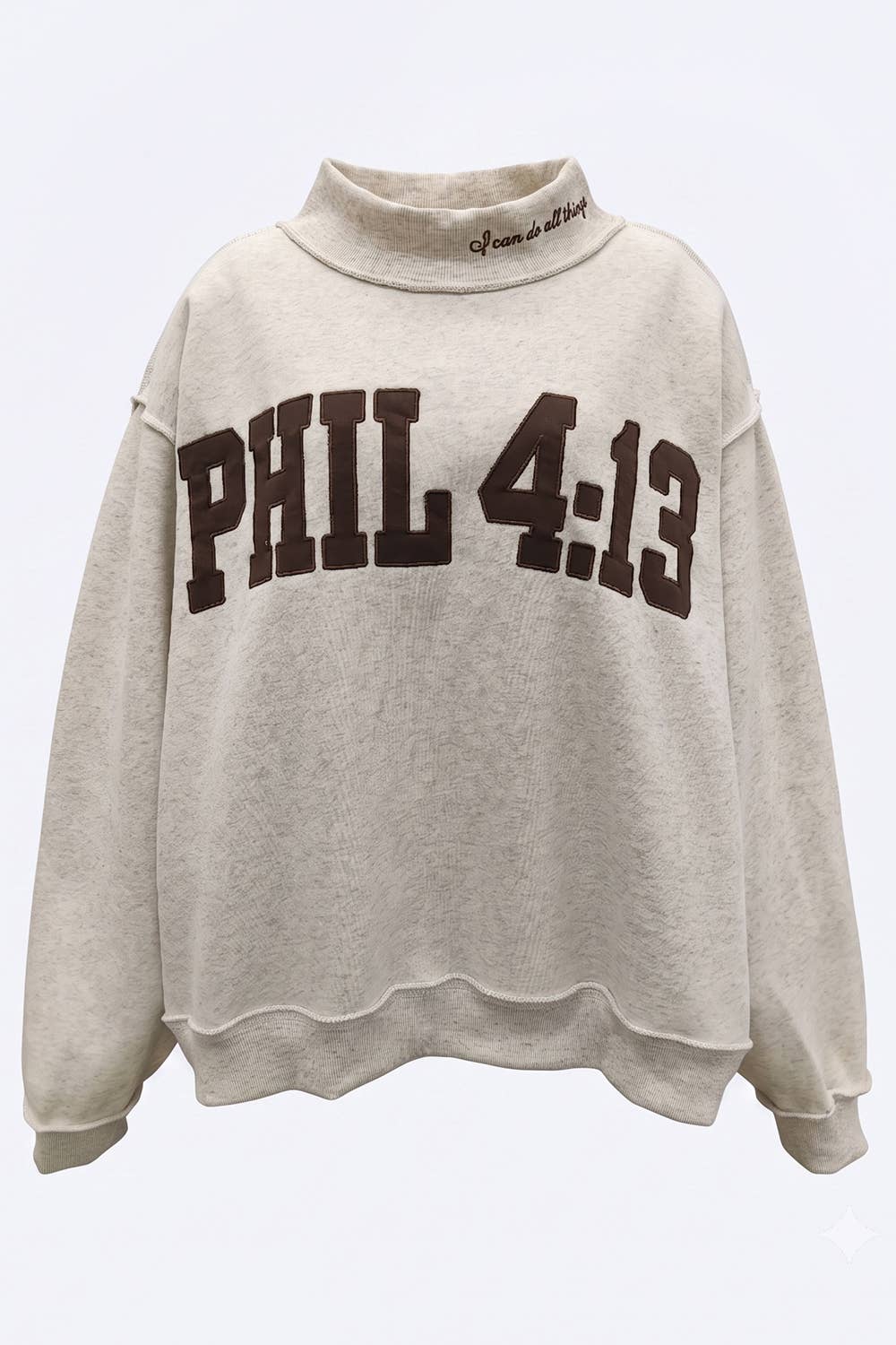 BUCKETLIST INC - IT2594E-PHIL413 | PHIL 4:13 Mock-Neck Sweatshirt