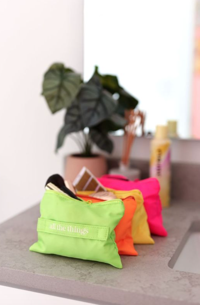 Jadelynn Brooke - Expandable Organizer - NEON - Lime/Pink/Orange/Yellow
