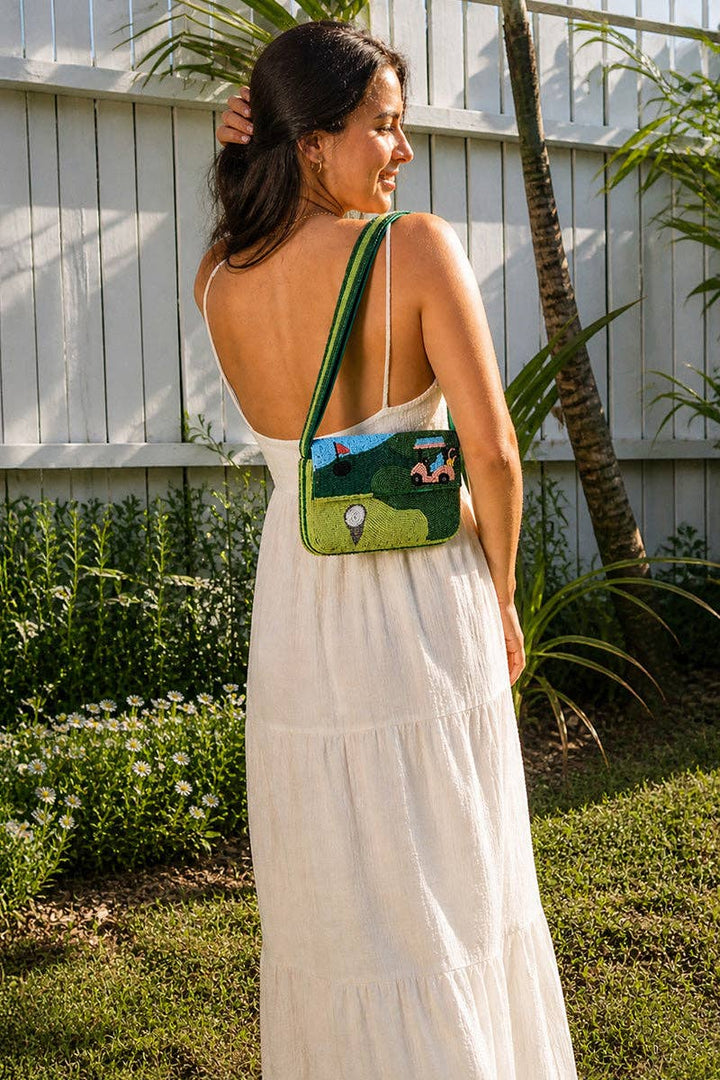 America &amp; Beyond - Golf Glimmer Shoulder Bag