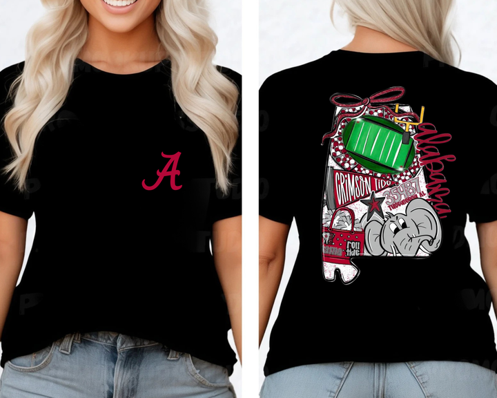 Alabama Collegiate State Design Tee
