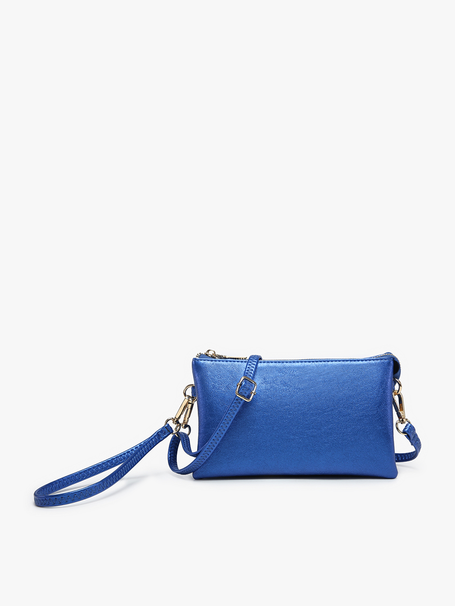 Jen &amp; Co. - Riley Monogrammable 3 Compartment Crossbody/Wristlet | M013