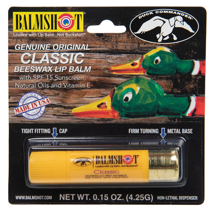 BALMSHOT Lip Balm - Shotgun Shell Lip Balm | Classic Vanilla | Duck Commander