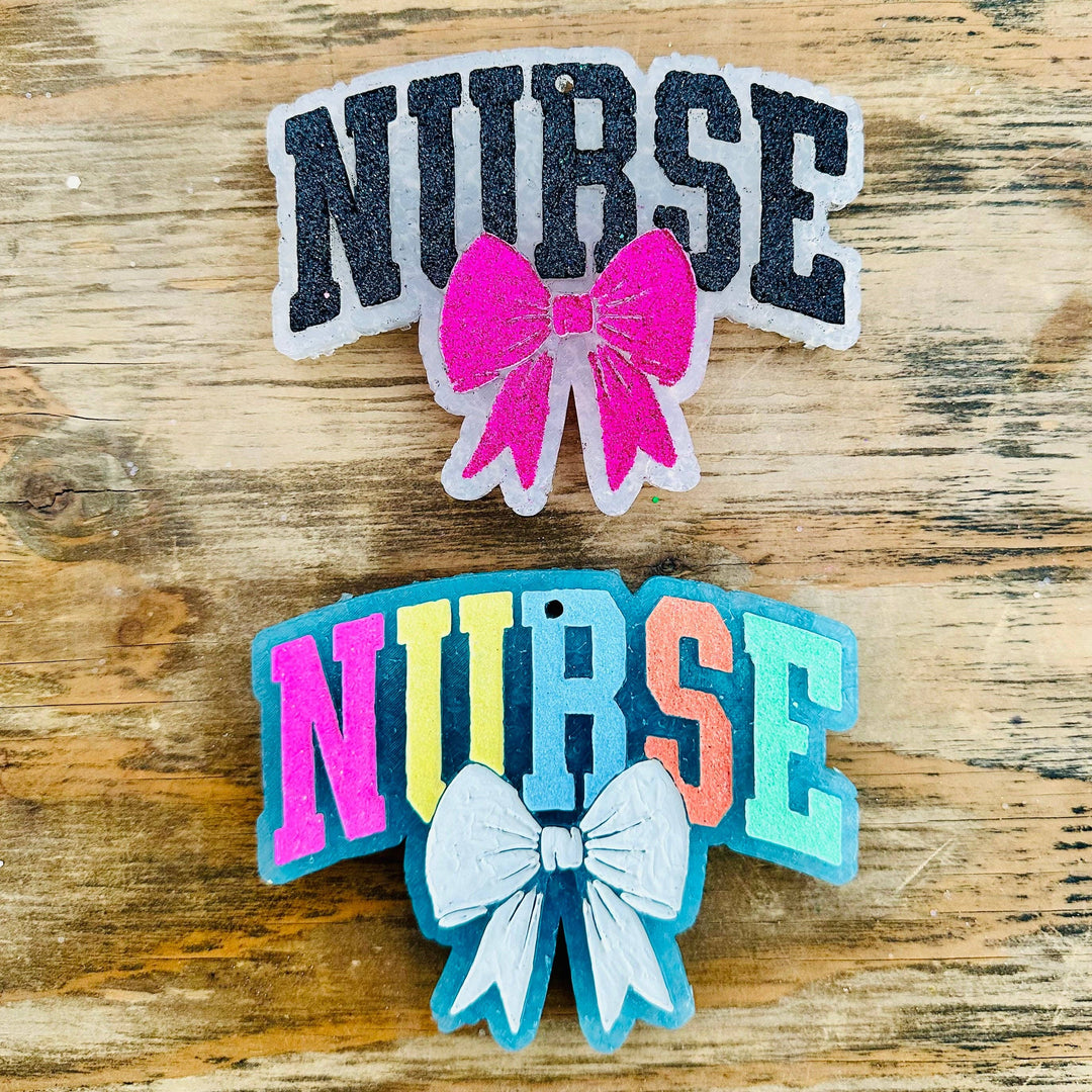 Nurse with a Bow Car Freshie