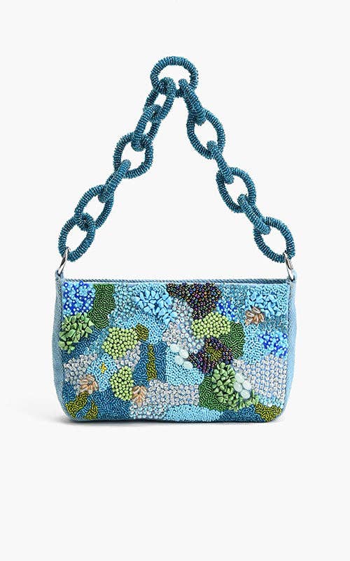 America &amp; Beyond - Blue Lagoon Glam Shoulder Bag
