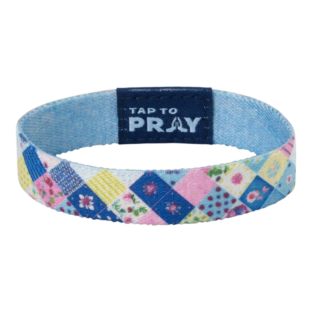 Versible - Tap To Pray® Wristband – Patchwork - Love Like Jesus