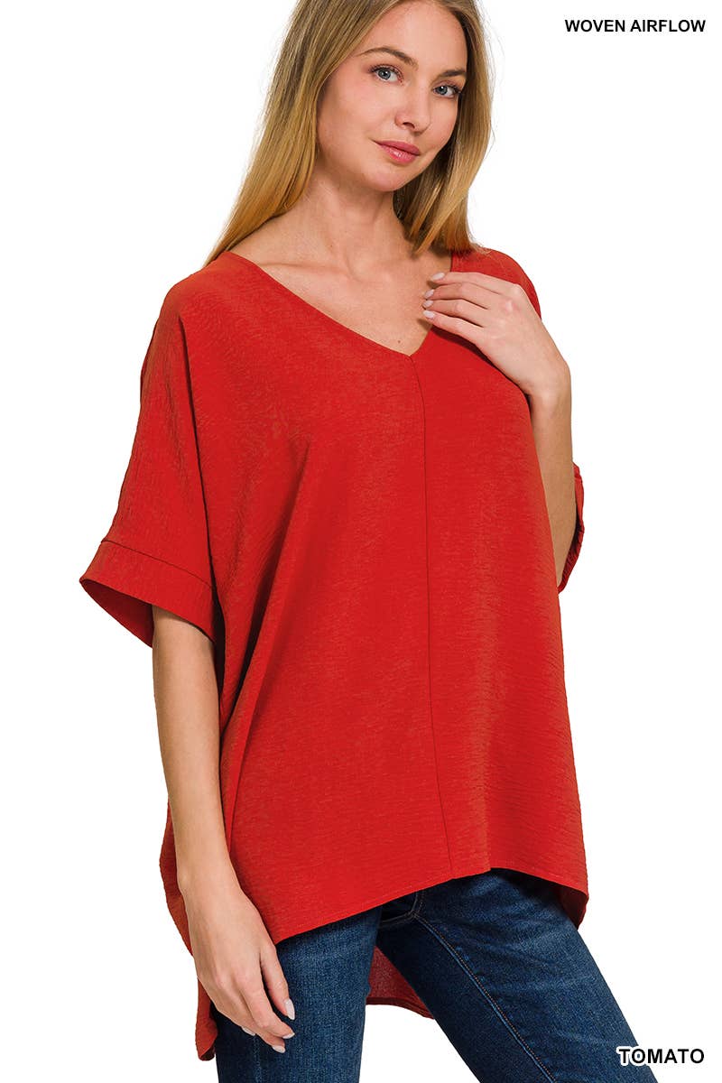 42POPS - Airflow Dolman Short Sleeve Top