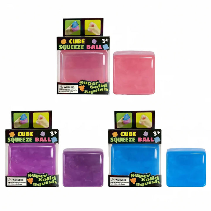 Stress Cube Squishies – Slow Rise Ice Cube Fidget