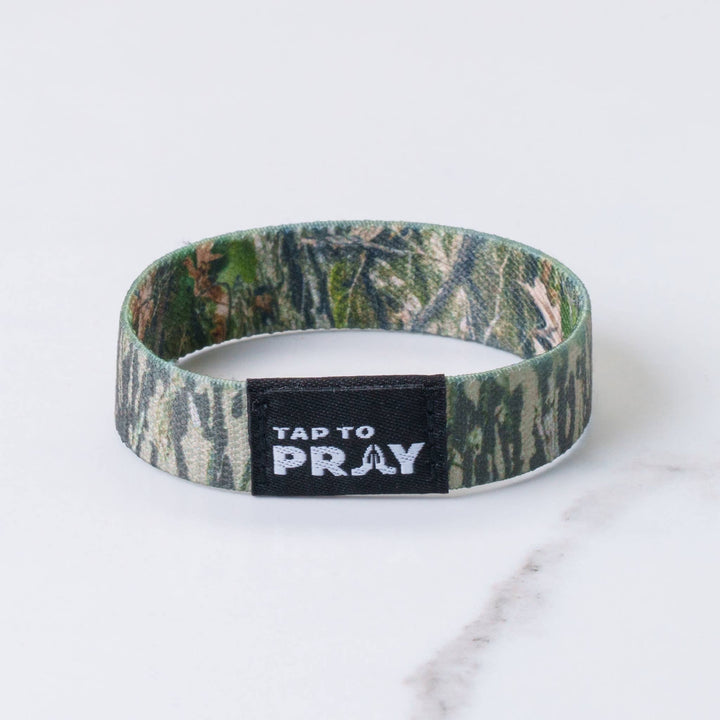 Versible - Tap To Pray™ Wristbands - Forest &amp; Tree Bark Camo