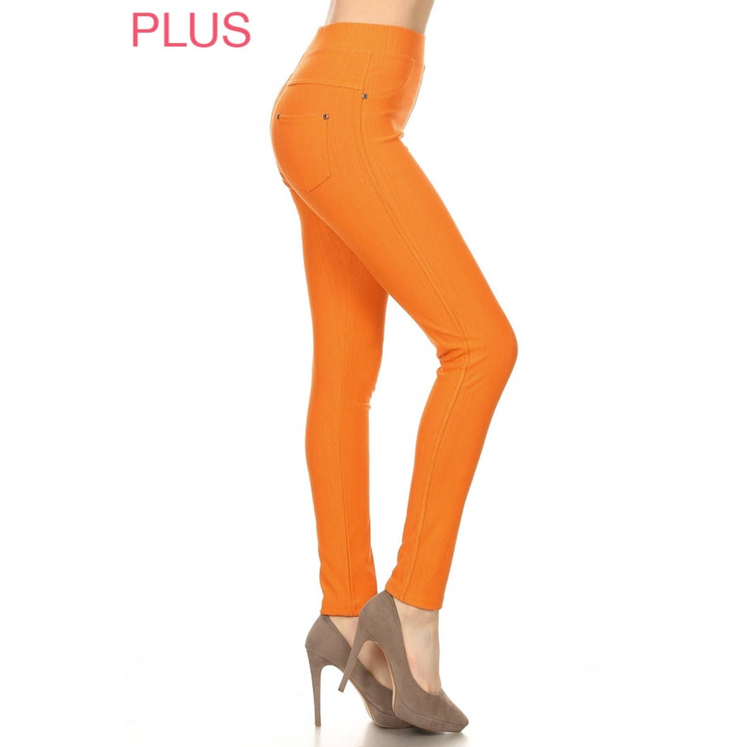 Leggings Depot - Plus Size Jeggings (1X2X)