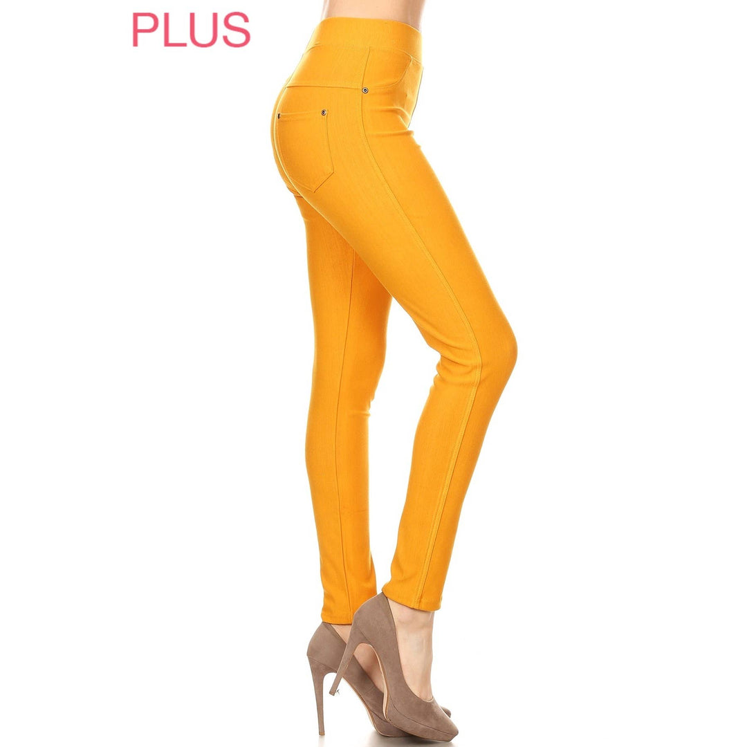 Leggings Depot - Plus Size Jeggings (1X2X)