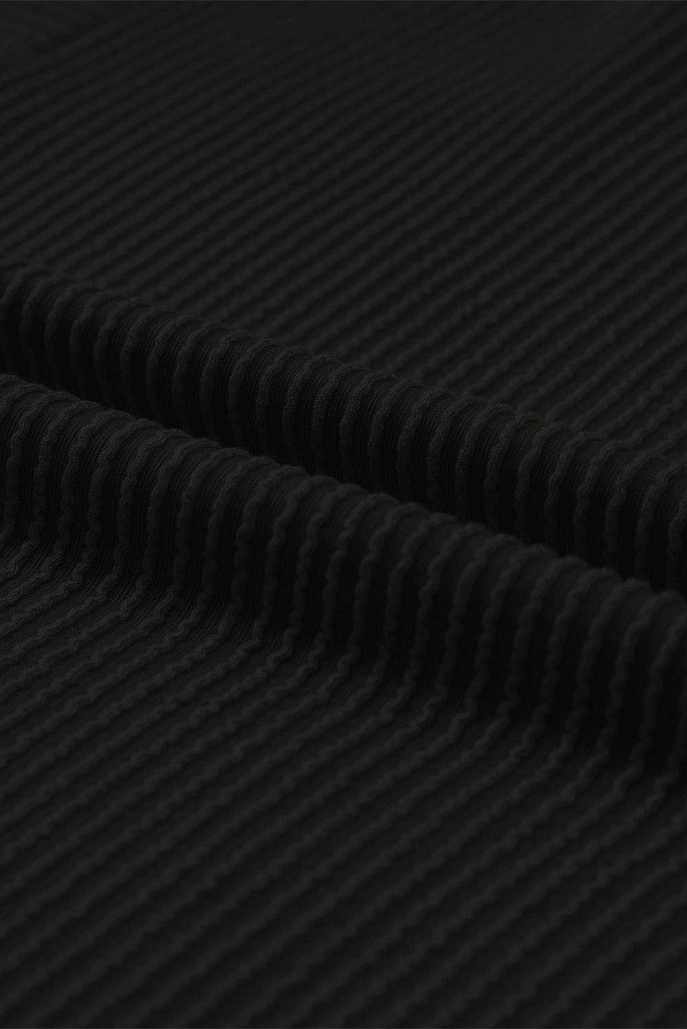 Corded V Neck