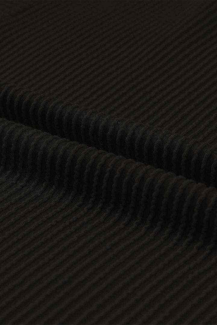 Corded V Neck