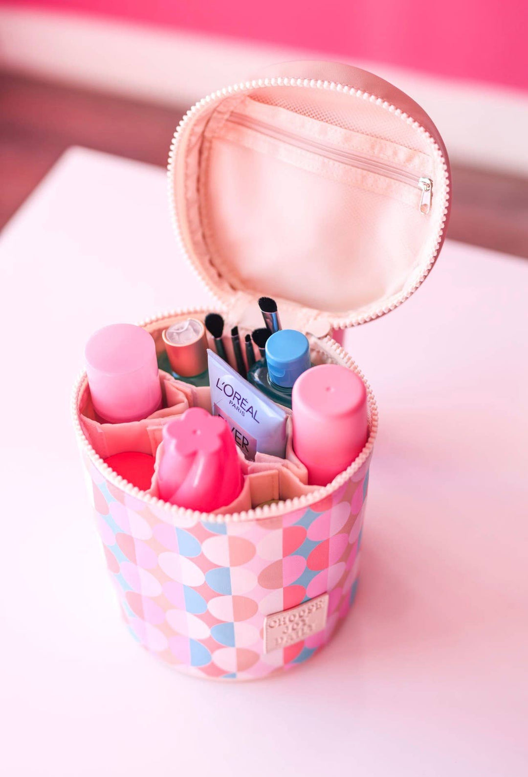 Jadelynn Brooke - Barrel Organizer - Nashville (Pink/Tan)