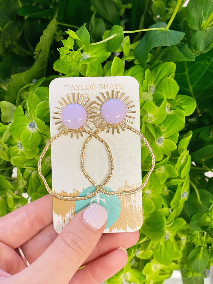 Taylor Shaye Designs - Colorful Sunburst Hoops