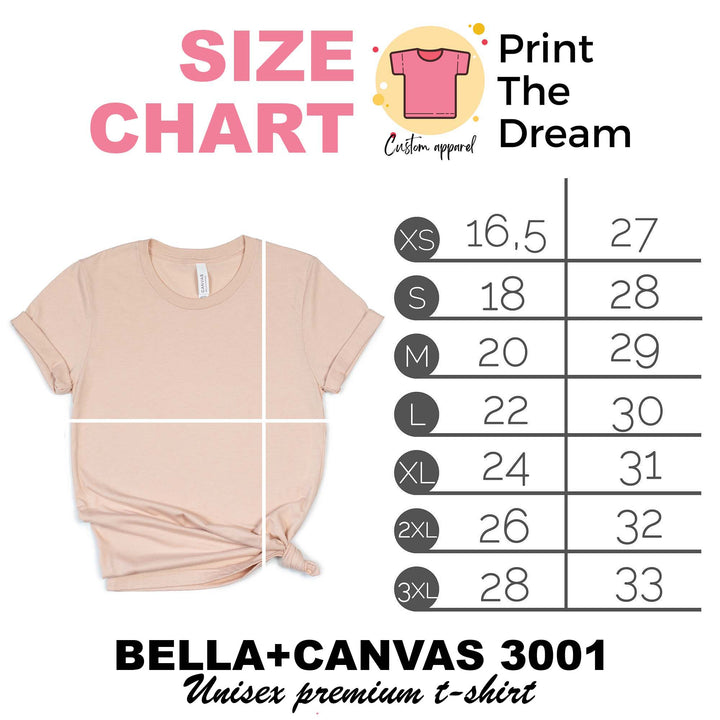 Print The Dream - Bella Canvas 3001 Unisex Soft Shirts