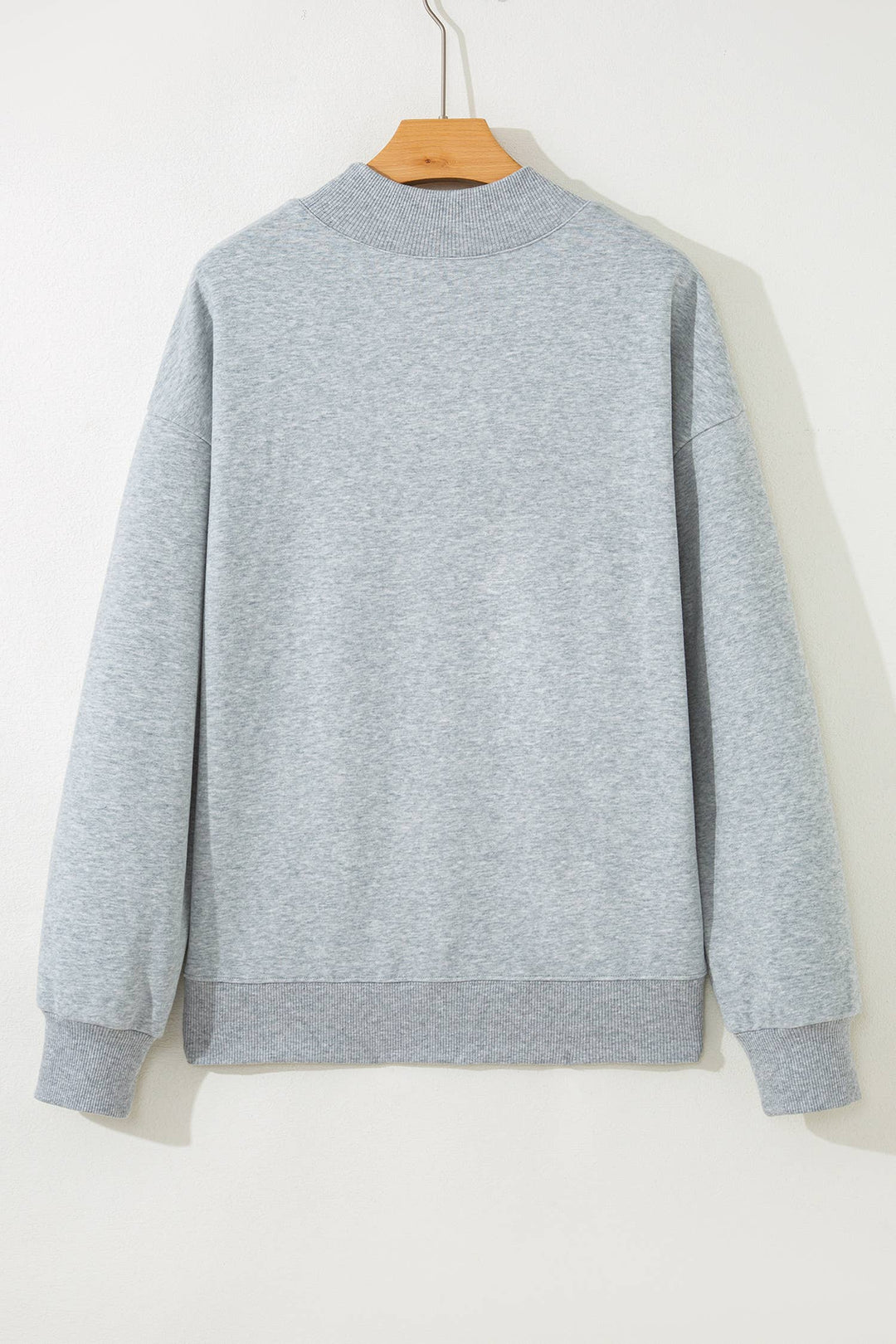 Mallard Duck Graphic Mock Neck Sweatshirt