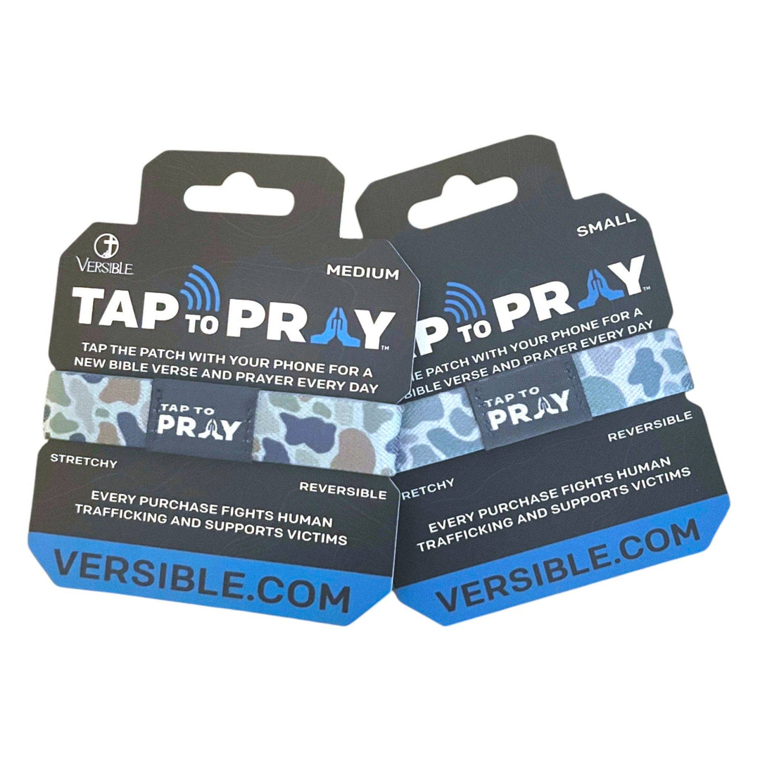 Versible - Tap To Pray® Wristband – River Rock Camo - Moss &amp; Slate